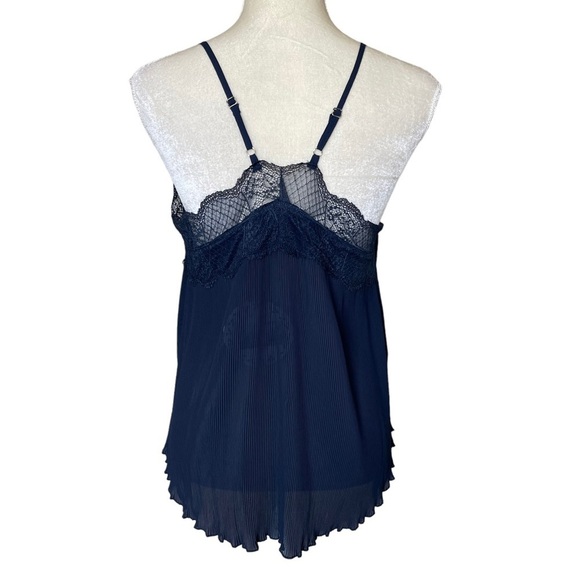 Muche et Muchette Women’s Racerback Pleated Accordion Tank Cami One Size Lace - Picture 4 of 7